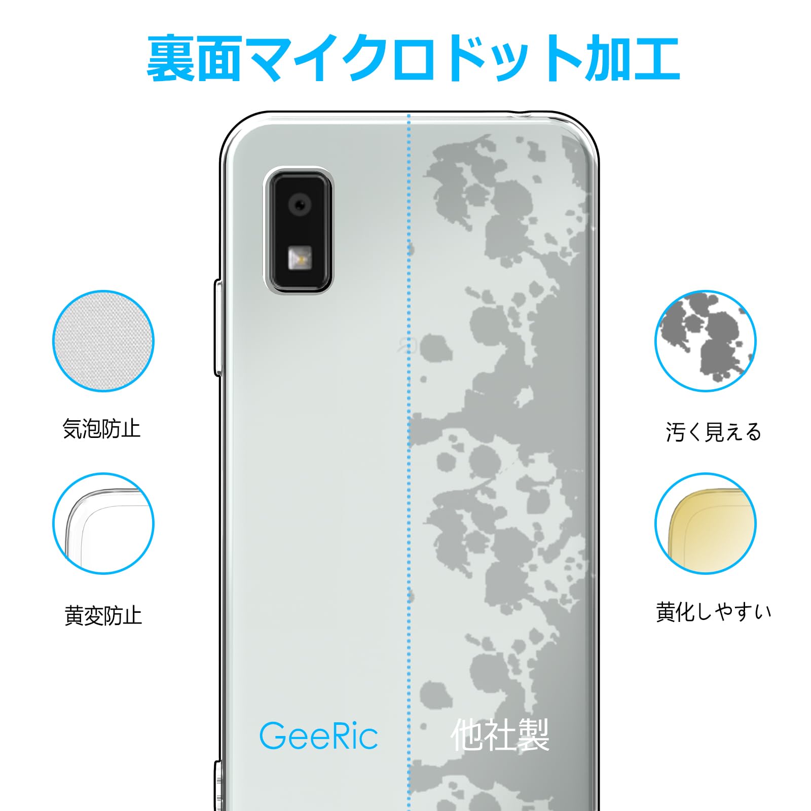Amazon.co.jp: AQUOS Wish3 ケース クリア 透明 シリコン